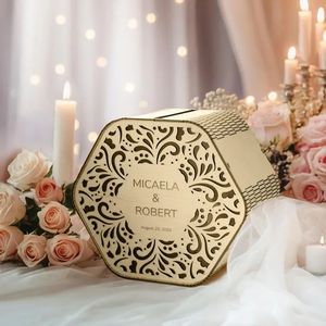Modern Laser Engraved Eco-Friendly Wood Souvenir Love Theme Tabletop <strong>Card</strong> <strong>Box</strong> Slot <strong>for</strong> <strong>Post</strong> <strong>Cards</strong> Rose <strong>Cards</strong> <strong>Box</strong> <strong>Wedding</strong> Favors - Product Image 3