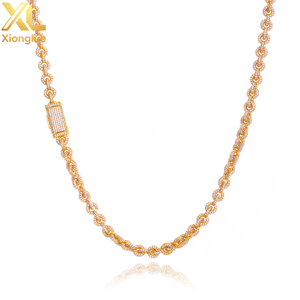 Mens Engraved <b>Chains</b> Wholesale 8mm Rolo Link <b>Chain</b> Necklace with Blank <b>Name</b> Plate for Laser Gold Bar Necklace - Product Image 3