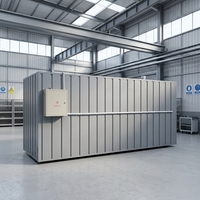 Four de séchage et de polymérisation composite électrique à commande PLC, système complet pour peinture en poudre, équipement de revêtement d'acier facile à utiliser
