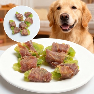 Golosinas para Perros de Marca Propia, Masticables Dentales de Larga Duración para Mascotas, Golosinas de Pato y <span class=keywords><strong>Kiwi</strong></span> para Perros, Alimento para Mascotas al por Mayor, Sabor a Fruta con Alto Contenido en Vitaminas - Product Image 1