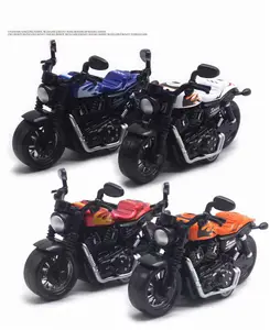 アマゾンホット販売プロモーションギフトミニダイキャスト合金メタルモデルキッズおもちゃシミュレーションバイク子供のおもちゃ