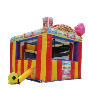 Dijual istana melompat tiup kustom untuk anak-anak, rumah pantul tiup dengan pintu tempat bermain Luncur tiup - Product Image 1