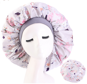 Gorro <span class=keywords><strong>de</strong></span> dormir <span class=keywords><strong>de</strong></span> satén grande, gorro <span class=keywords><strong>de</strong></span> dormir <span class=keywords><strong>de</strong></span> noche elástico <span class=keywords><strong>de</strong></span> seda, gorro <span class=keywords><strong>de</strong></span> noche, cubierta <span class=keywords><strong>de</strong></span> cabeza con banda ancha cómoda para mujer - Product Image 6