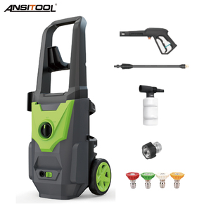 מכונת שטיפה בלחץ חשמלית מקצועית ANSITOOL, אוטומטית לחלוטין, עם מסך מגע LCD, נירוסטה, 110 בר - Product Image 5