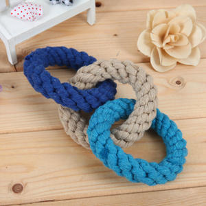 El dokuma pamuk halat Pet oyuncak toptan köpek diş taşlama temizlik köpek oyuncak malzemeleri Pet diş taşlama sopa - Product Image 6