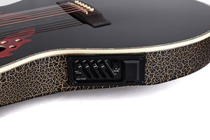 <span class=keywords><strong>Guitarra</strong></span> acústica eléctrica con pastilla, <span class=keywords><strong>guitarra</strong></span> acústica de color, venta al por mayor, fábrica china - Product Image 6