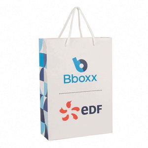 Custom Fashion Eco-friendly Handbag Promotional <b>Gift</b> Paper Shopping Bag - Product Image 2