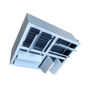 Aquecedores de ar industriais de 25KW aquecedor de ventilador a vapor de teto com fornecimento de ar de quatro direções para fábricas, armazéns e shoppings