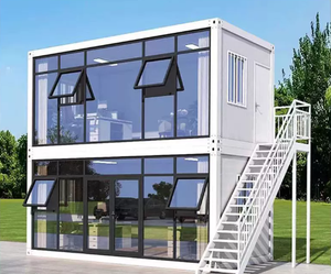 Container House Office Características móviles transpirables modernas Montaje integrado Diseño cuadrado móvil desmontable para hotel/tienda - Product Image 5