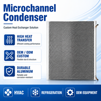 Fabricant OEM sur mesure de condenseurs à microcanaux en aluminium, condenseurs industriels à microcanaux, échangeurs de chaleur à microcanaux (MCHE)