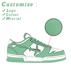 Chaussures de basketball pour hommes en cuir véritable de haute qualité, logo personnalisé OEM, baskets montantes pour le sport et les loisirs - Product Image 5