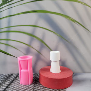 Moldes de fundición de resina hechos a mano para bricolaje estilo Ins adornos decorativos moldes de portavelas de silicona W0107 herramientas para pasteles - Product Image 4