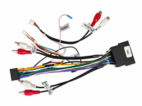 Faisceau de câblage autoradio en cuivre pur PVC pour MINI Android Navigation Alimentation Haut-parleur Commande au volant CANBUS