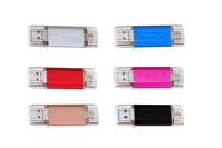 Flash Drive USB 3.0 Tipe-C Baru Antarmuka USB-A 8GB-256GB Logam Logo Kustom Kapasitas Asli 100% Garansi 24 Bulan