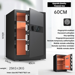 Chất Lượng Cao H60Cm Đầy Đủ Màn Hình Bảo Vệ Với Tất Cả Các Thép Khóa Vân Tay Khóa Chống Trộm Wifi Chức Năng Từ Xa Cho Khách Sạn Tài Chính - Product Image 2