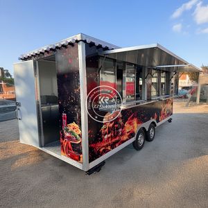 2025 Mobile Kitchen Food Trailer <b>for</b> New Street Food <b>Cart</b> Kitchen Mobile Food Trailer Restaurant - Product Image 1