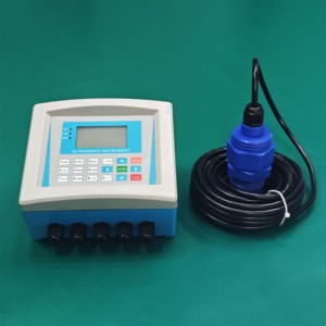 Débitmètre ultrasonique pour canaux ouverts WanBang Instrument, sonde IP65, portée de <span class=keywords><strong>2</strong></span> mètres, en plastique ABS, support OEM - Product Image 1