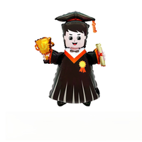 Vente en gros de ballon de personnage de dessin animé de la saison de remise des diplômes