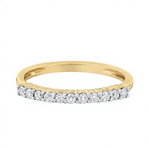 Joyería fina de oro de 18 quilates, anillo solitario de diamantes reales, anillo solitario de diamantes redondos naturales de lujo para mujer, joyería de moda - Product Image 1