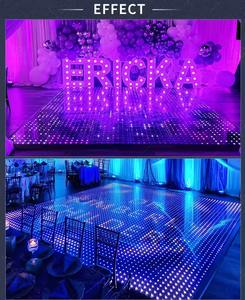 <span class=keywords><strong>3D</strong></span> Espejo Digital LED Dance Floor Matrix Panel Piste De Danse Lumineuse Led Digital Pixel Dance Floor - Product Image 4
