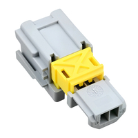 Connecteur de câblage automobile gris 2P 98822-1028 SICMA NSCC pour faisceau de câblage PSA Peugeot Citroën Renault