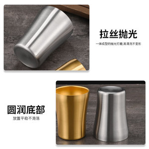 Gobelet isotherme en acier inoxydable 304 à double paroi, isolé sous vide, pour les fêtes d'enfants, disponible en couleur or et argent - Product Image 5