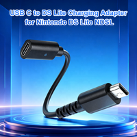 Adaptateur de charge USB-C filaire pour DS Lite avec matériau PVC pour console DS Lite