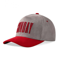 Gorras de béisbol de lujo personalizadas con logo a color, ajustables, de algodón y gamuza, estilo urbano, de diseñador, a la moda, unisex
