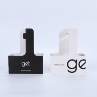Vente directe d'usine, porte-gobelets en papier jetables écologiques pour boissons, à emporter, avec poignée, pour café, bubble tea