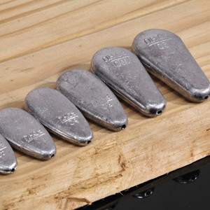 Aohuzhongtong Plomb de pêche plat 30g 40g 50g 60g 80g 100g 120g 150g 200g, matériel de pêche de haute qualité - Product Image 3