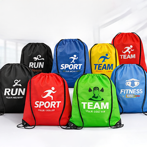 Sac à poussière en coton écologique à grande capacité avec logo imprimé, taille et couleurs personnalisées, recyclable, avec cordon de serrage - Product Image 2