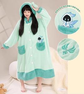 Ecoparty Scaramouche Tighnari Pyjamas <span class=keywords><strong>Genshin</strong></span> <span class=keywords><strong>Impact</strong></span> Wanderer Vêtements de nuit Cosplay <span class=keywords><strong>Doujin</strong></span> Costume Hiver Pantalon à capuche Pyjamas - Product Image 5