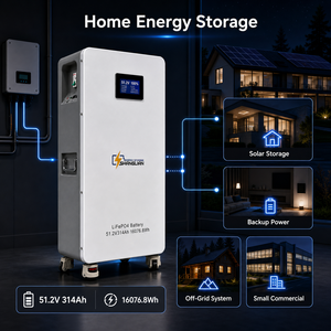 Batería LiFePO4 de 51.2V 314Ah 16kWh con WiFi, Monitoreo en la Nube, BMS Inteligente, 6000 Ciclos, Almacenamiento Solar para Casa Móvil, Stock en Polonia, UE - Product Image 6