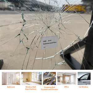Pellicola Protettiva Antiproiettile Ultra Trasparente Anti-Frantumazione <span class=keywords><strong>2</strong></span>-<span class=keywords><strong>4</strong></span> Mil per Vetri Auto, Pellicola di Sicurezza Trasparente per Finestrini - Product Image 4