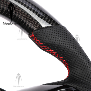 Volant sport durable en cuir et fibre de carbone pour Land Cruiser Prado LC300 LC200 LC70 FJ70 FJ200 GR LC150 120 150 200 LC7 - Product Image 6