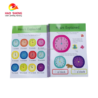 Carnet d'activités éducatives sur le thème personnalisé pour les enfants d'âge préscolaire, autisme, reliure spirale, couverture souple plastifiée, livre offset