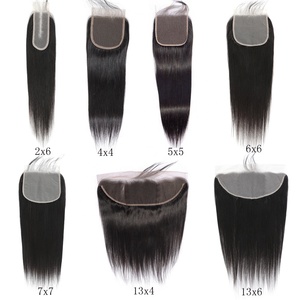 Bestseller: Frontale in pizzo 13x6 in capelli umani vietnamiti, invisibile, effetto pelle, ondulato (Body Wave) - Product Image 2