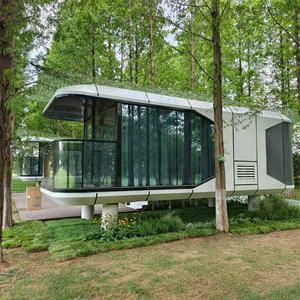 แคปซูลเฮ้าส์แคปซูลพกพาแบบโมดูลาร์อัจฉริยะทันสมัยสุดหรู POD de lujo prefabricadas Para China Hotel capsacmodernial AS lujo - Product Image 2