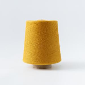 Hilo Cardado de Color Puro, Natural y con Brillo Suave, Uniforme, Conteo 32S, Hilo Teñido Ecológico para Tejer Calcetines a Mano - Product Image 1