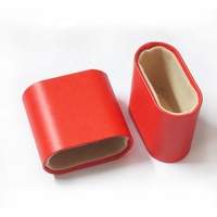 Jeu de backgammon en cuir avec dés en résine marbrée, dés en cuir, gobelets à dés, intérieur doublé de feutre en velours coloré, gobelet à dés en cuir PU