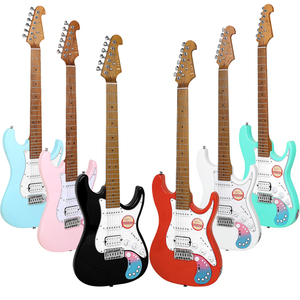 IRIN Nueva Guitarra Eléctrica Profesional R-336SE de 39'' y 6 Cuerdas, de Madera de Álamo, Inteligente, de 22 Trastes, HSS, de Alta Gama, con Efectos - Product Image 1