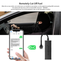 Localizador GPS para Vehículos SinoTrack ST-901M de Tamaño Pequeño y Bajo Consumo de Energía con Control de Bomba de Combustible y Aplicación Gratuita