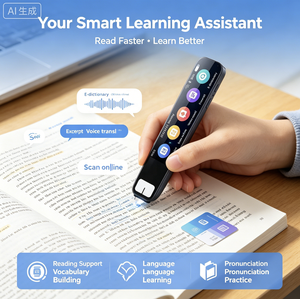 Stylo traducteur scanner IA pour étudiants, traduction vocale 134 langues, numérisation de <span class=keywords><strong>texte</strong></span>, affichage couleur, outil d'apprentissage et de <span class=keywords><strong>lecture</strong></span> - Product Image 3