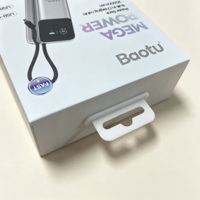 Caja de Cartón Gris Biodegradable Personalizada para Banco de Energía de 20000 mAh, Embalaje Resistente para Dispositivos Electrónicos, Caja de Fábrica OEM con Inserto