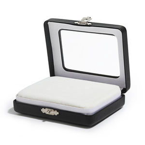 Boîte de présentation de bijoux en cuir et métal rose, style nordique, pour bagues, perles et diamants, vente en gros - Product Image 6