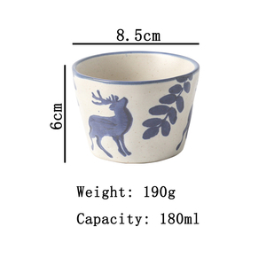 Tazze <span class=keywords><strong>da</strong></span> Tè in Argilla Personalizzabili con Logo OEM del Produttore, 180ml Senza Manico, Stile Japandi, Lavabili in Lavastoviglie e Utilizzabili in Microonde - Product Image 2
