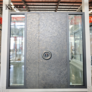 Puerta Pivotante Blindada de Alto Rendimiento con Rotura Térmica de Aluminio, Insonorizada, Resistente al Fuego, Hermética, Doble Desigual con Luces Laterales para Villa - Product Image 6