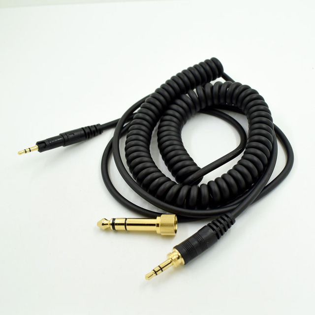 Replacement Audio Cable for Audio-Technica ATH M50X M40X Headphones Black 23 AugT2