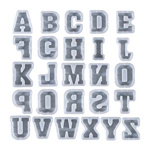 26 Moldes de Silicona de Resina para Letras del Alfabeto, Moldes de Silicona para Letras Mayúsculas de 6 Pulgadas, Molde de Silicona para Lámpara con Letras del Alfabeto - Product Image 4