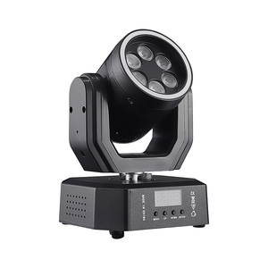 QSE Lighting - Mini Cabeza Móvil LED RGB con Efecto Wash, 30W, Control DMX512/Activación por Sonido, IP33, CRI90, para Pistas de Baile, DJ y Conciertos - Product Image 5